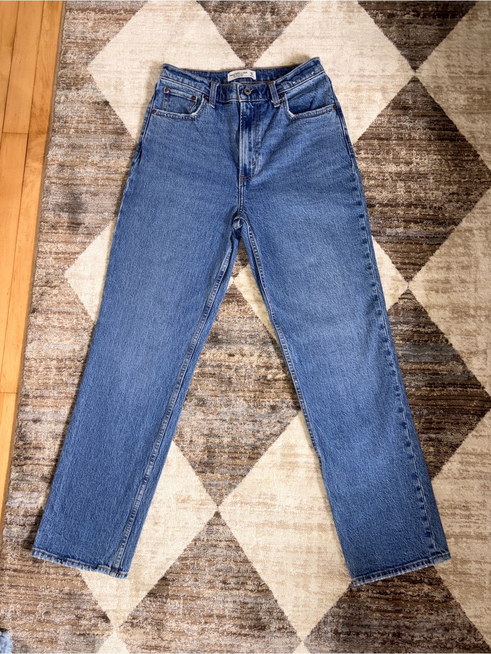 Abercrombie & Fitch Women’s Medium Blue Straight Jeans